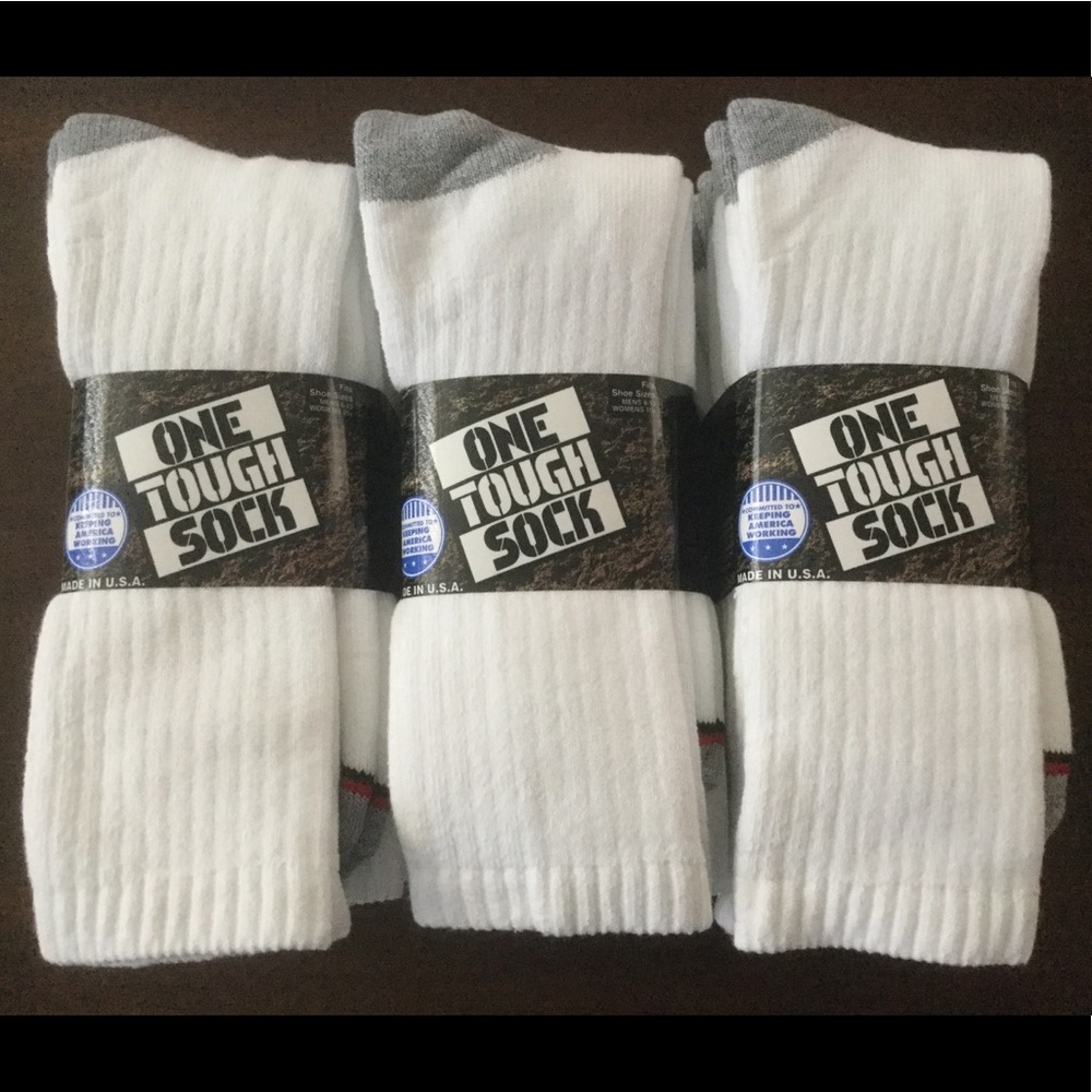 Heavy Duty Work Boot Crew Socks - ONE TOUGH SOCK